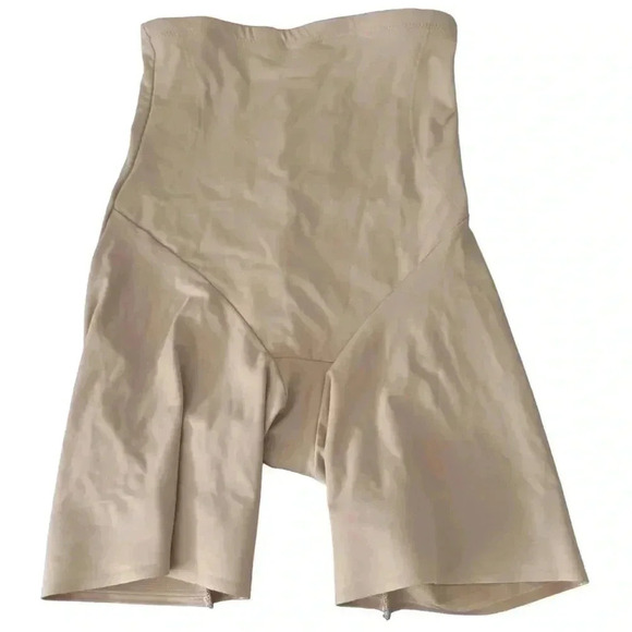 NWOT TC Fine Intimates Shape Away Hi-Waist Thigh Slimmer with Back Magic M - Picture 2 of 6